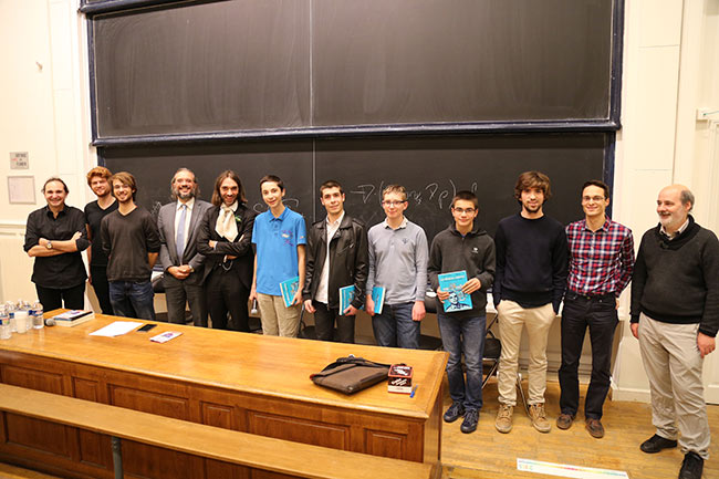 Retour en images sur la cérémonie des Olympiades internationales d’Informatique à l’Institut Henri Poincaré