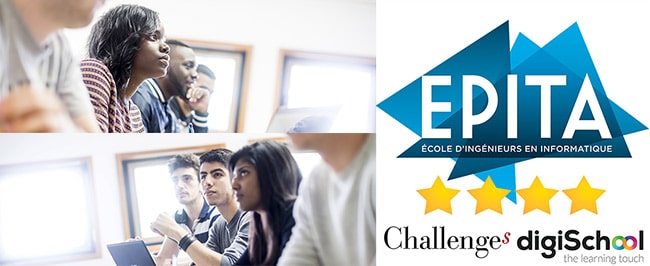 Pour « Challenges » et digiSchool, l’EPITA a la cote !