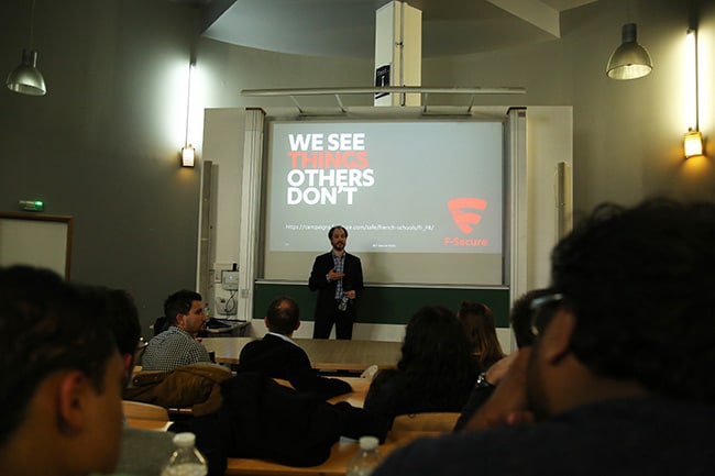 Retour sur la conférence « 100 % malware » donnée par l’entreprise F-Secure à l’EPITA