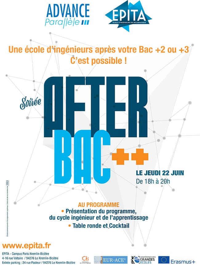 Soirée After BaC++ de l’EPITA Paris : préparez-vous à une passionnante carrière d’ingénieur le jeudi 22 juin 2017