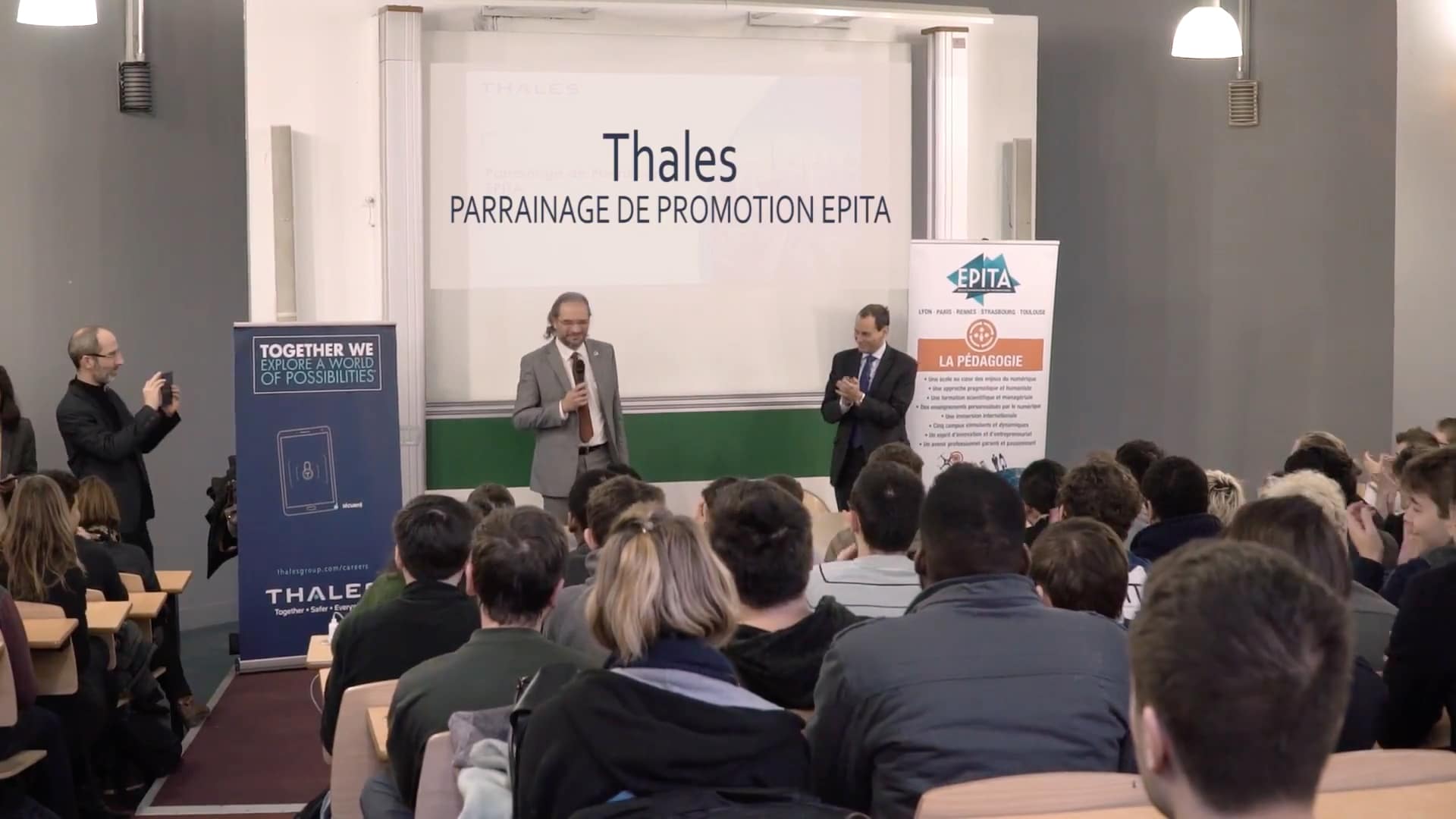 Parrainage de la promotion 2019 de l’EPITA par Thales