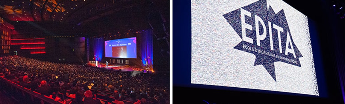 The EPITA class of 2018 graduation ceremony, celebrated at the Palais des Congrès!