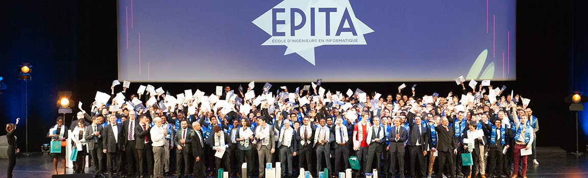 Remise des titres : la promotion 2018 de l’EPITA célébrée au Palais des Congrès !