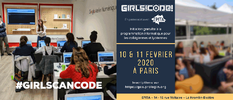 Stage GirlsCanCode! du 10 au 11 février 2020 !