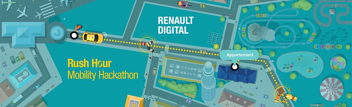 Rush Hour Mobility Hackathon : quand Renault Digital défie les EPITéens !