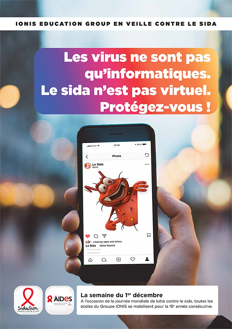 IONIS en veille contre le sida : l’EPITA poursuit le combat !