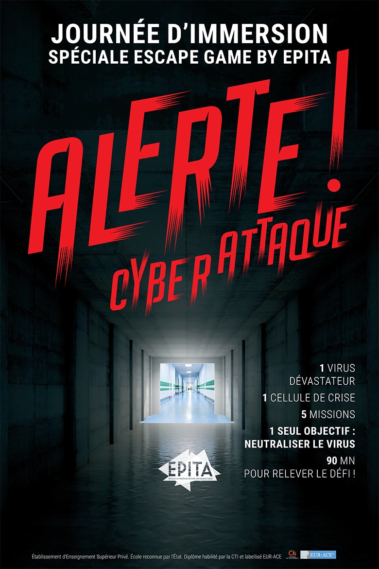 Escape Game by EPITA le 25 février 2022 : à votre tour de contrer la cyber-attaque !