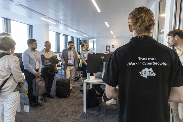 Campus Cyber : l’EPITA, plus que jamais au cœur de la cybersécurité ! © Laurent Guichardon