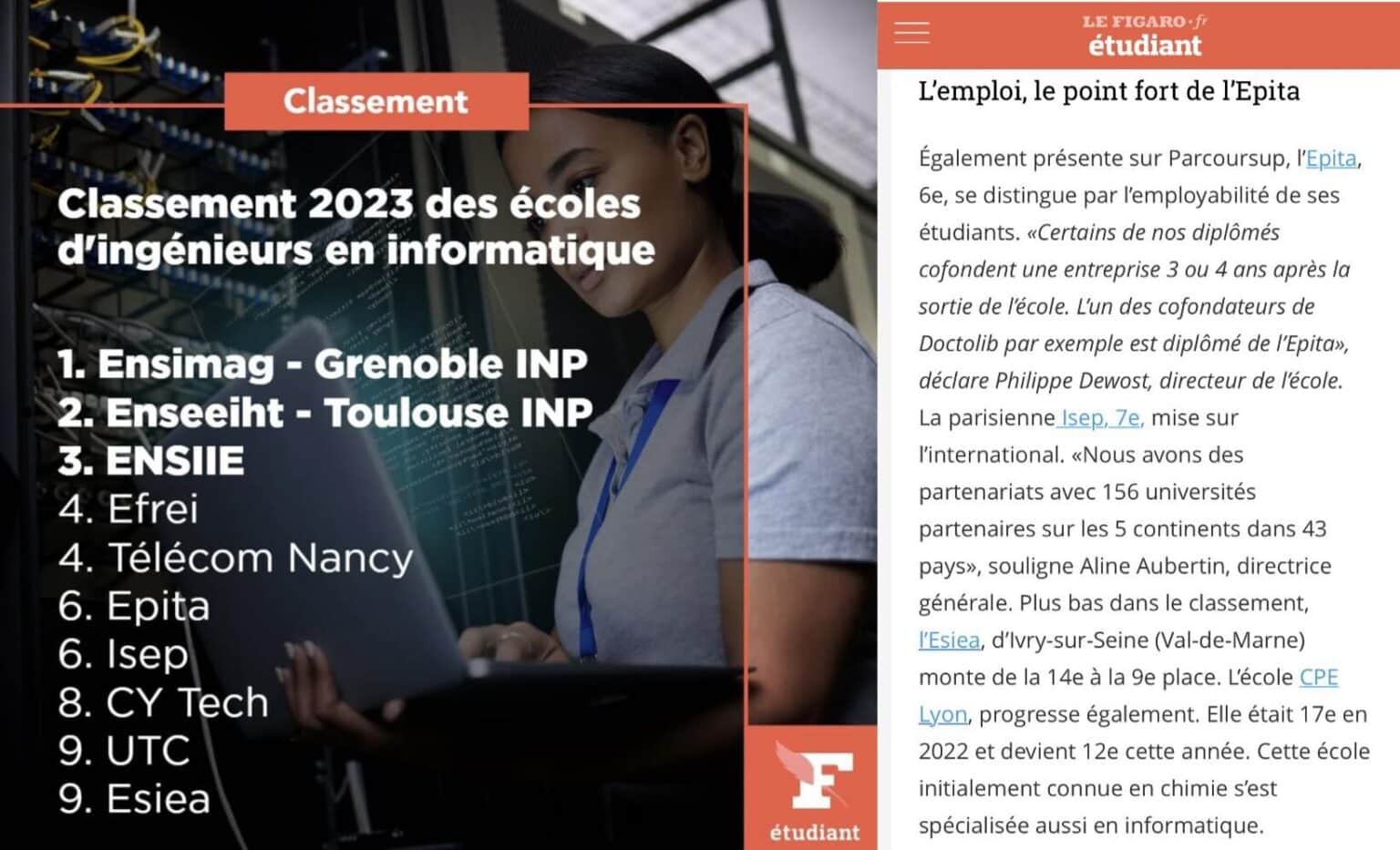 EPITA, one of the best engineering schools in France